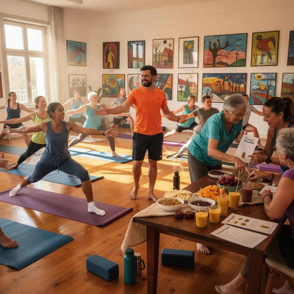 Alimentos ricos em ômega-3, como peixes e sementes, dispostos artisticamente em um prato.